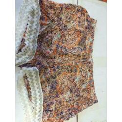 Printed dames broek, maat; l/xl