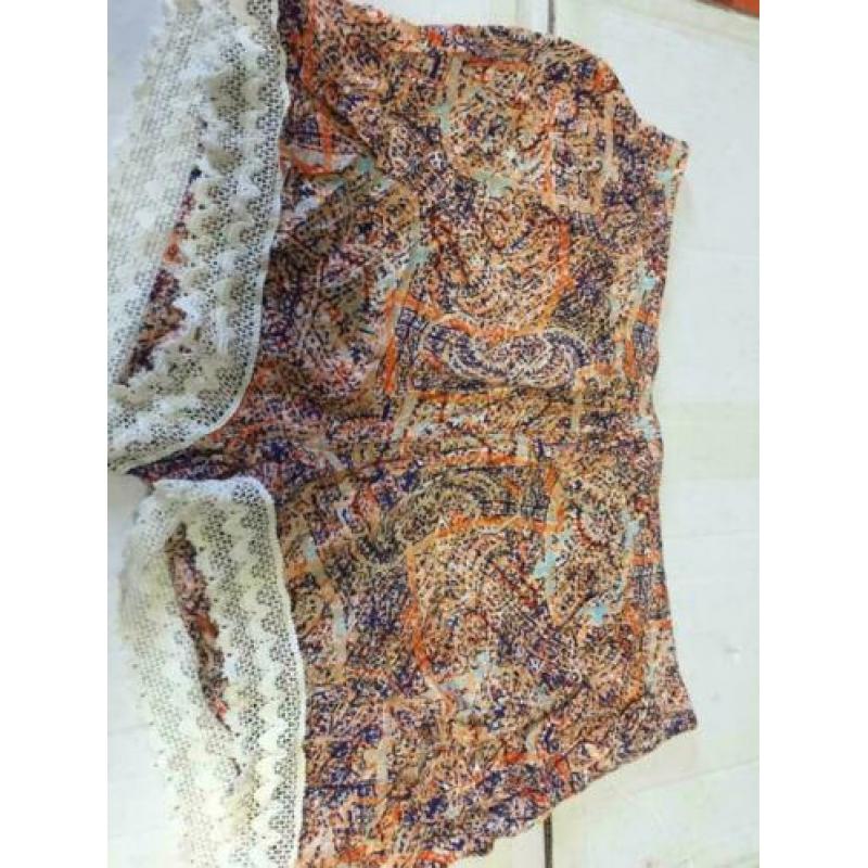 Printed dames broek, maat; l/xl