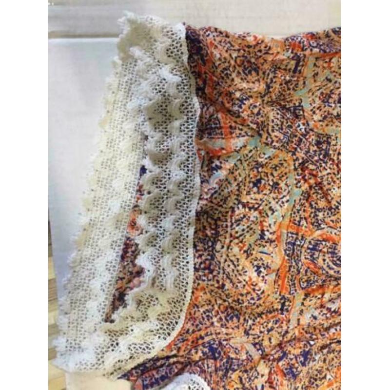 Printed dames broek, maat; l/xl