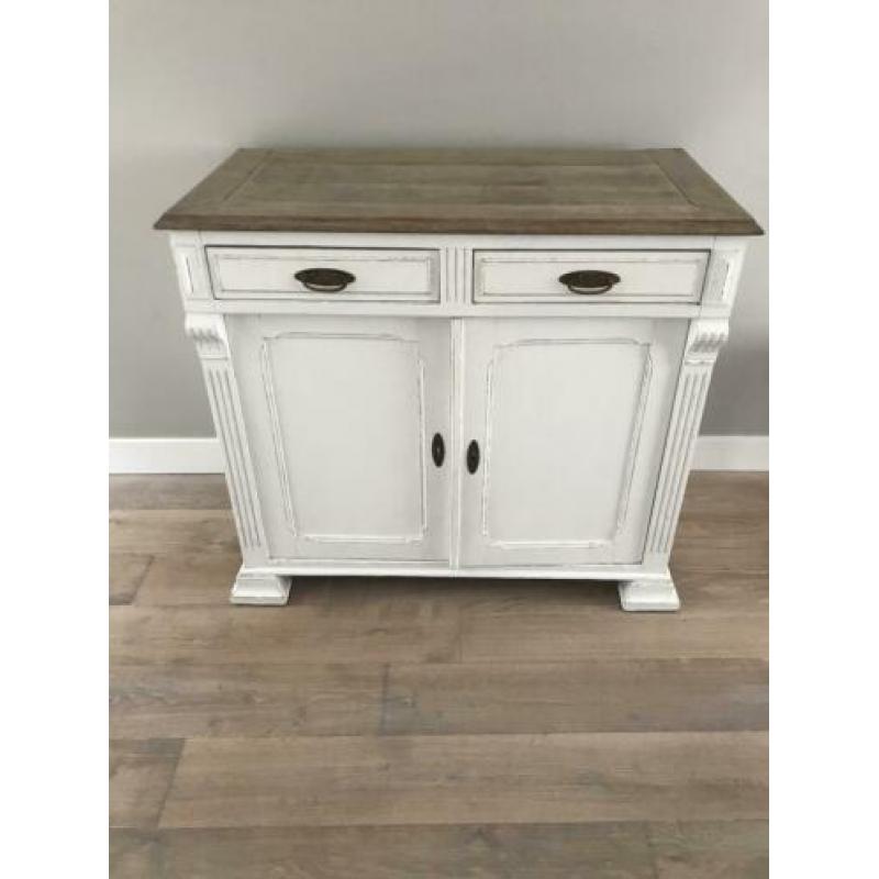 Brocant massief eiken dressoir