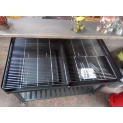 BBQ groot horeca select 160x90 H100 matzwart. Al voor