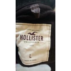 ZGAN bruin HOLLISTER vest / jas mt L 42/44, vestje, jasje