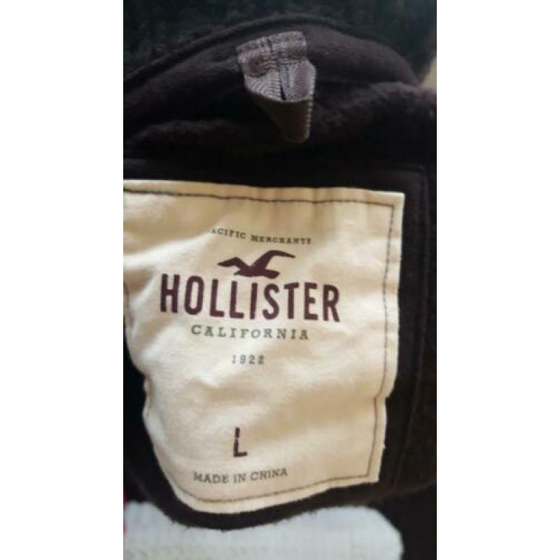 ZGAN bruin HOLLISTER vest / jas mt L 42/44, vestje, jasje