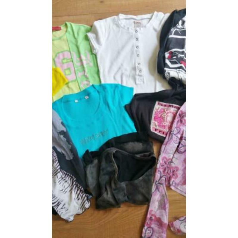 10 diverse leuke shirtjes mt. S