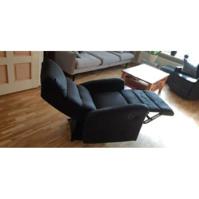 Relax fauteuil zwart 2 x
