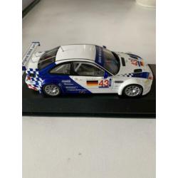 te koop bmw M3 GTR schaal 1:43 nieuw zeer zeldzaam!!!