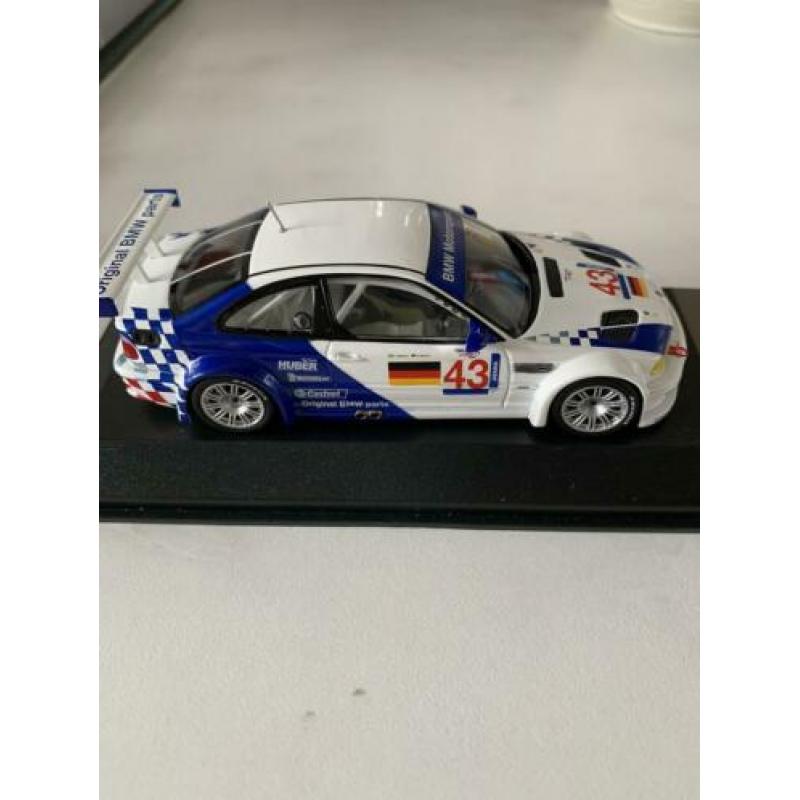 te koop bmw M3 GTR schaal 1:43 nieuw zeer zeldzaam!!!