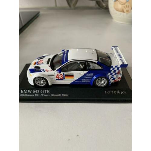 te koop bmw M3 GTR schaal 1:43 nieuw zeer zeldzaam!!!