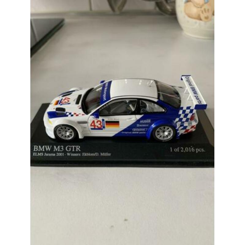 te koop bmw M3 GTR schaal 1:43 nieuw zeer zeldzaam!!!