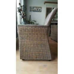 Rotan stoelen 6x
