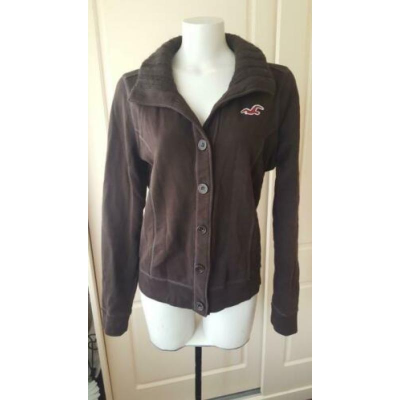 ZGAN bruin HOLLISTER vest / jas mt L 42/44, vestje, jasje