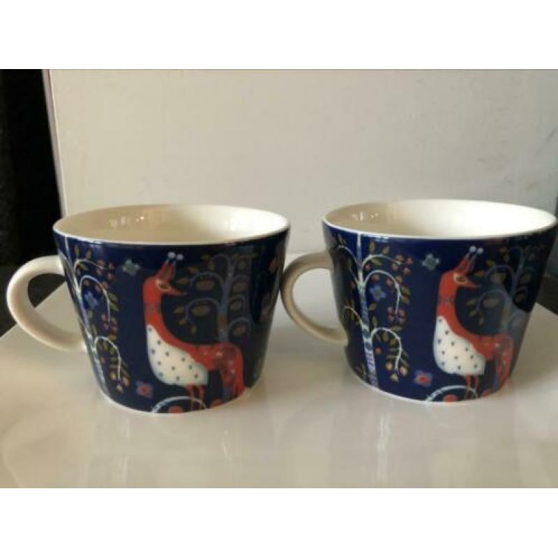 2 kopjes iittala serie Taika blauw