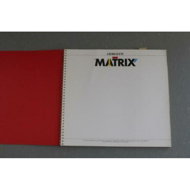 Giorgetti Matrix Giorgetti of Meda, Italy Italo Lupi?Catalog