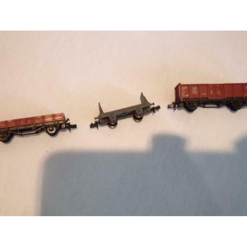 FLEISCHMANN H0 DB platte wagen