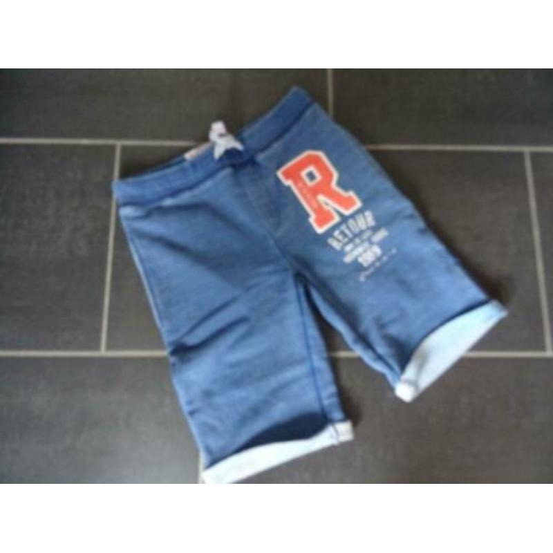 Retour sweatpants korte broek maat 128