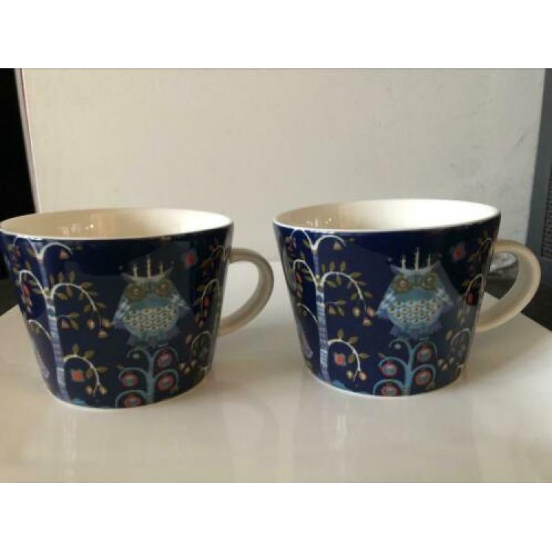 2 kopjes iittala serie Taika blauw
