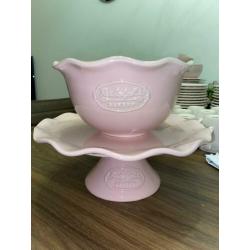 Set van Rudolphs bakery roze