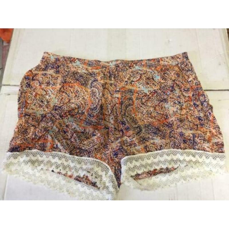 Printed dames broek, maat; l/xl