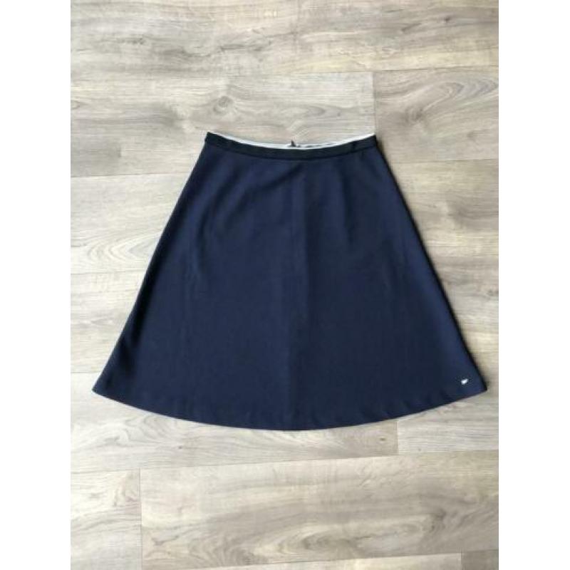 Tommy Hilfiger rokje donkerblauw navy A lijn maat 6 / S / 36