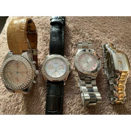 Geuss horloges 4 stuks origineel super gaaf!!