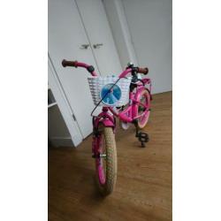 Kinderfiets 16 inch popal roze