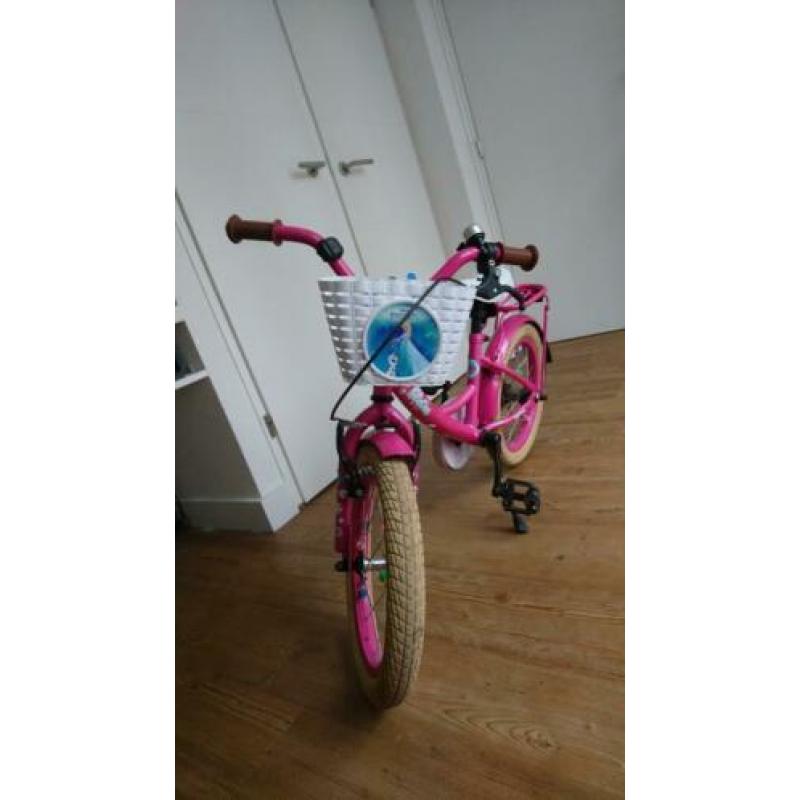 Kinderfiets 16 inch popal roze
