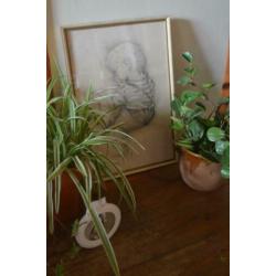Vintage schilderij kinderkamer