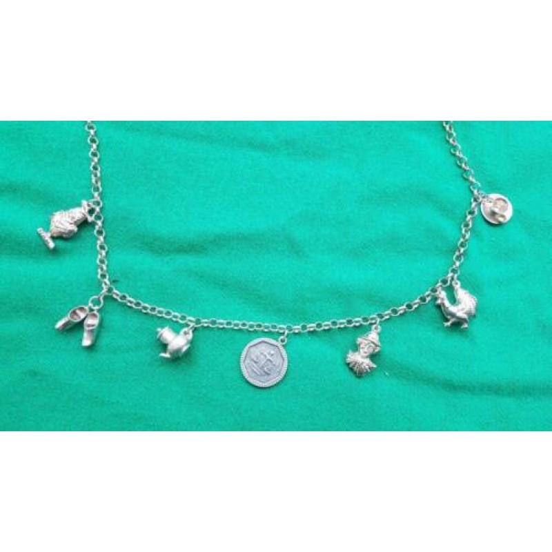 bedelketting zilver vintage