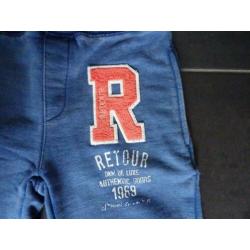 Retour sweatpants korte broek maat 128