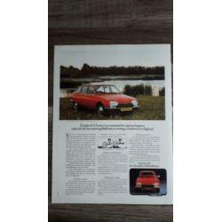 4 originele Citroen GS advertenties te koop aangeboden