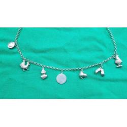 bedelketting zilver vintage