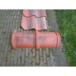 +/- 34m2 (640st.)Nieuwe Koramic Oude Holle 451 Vieilli rood