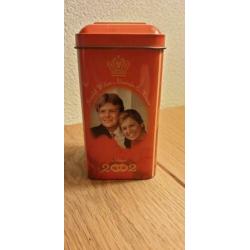 Prachtig De Ruijter blikje Maxima & Willem huwelijk, mooi!