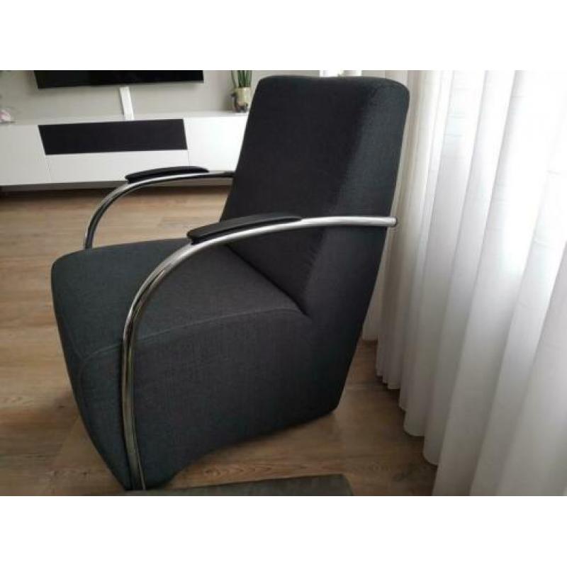 Dark Grey relax stoel