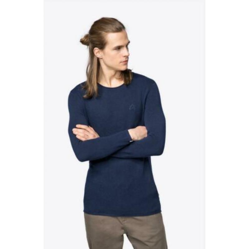 Chasin, donkerblauw, katoen, mt S