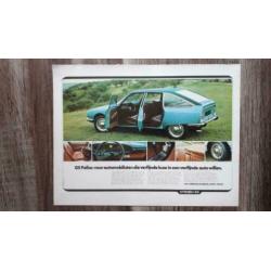 4 originele Citroen GS advertenties te koop aangeboden
