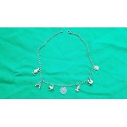 bedelketting zilver vintage