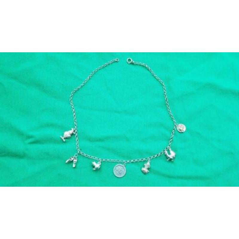 bedelketting zilver vintage