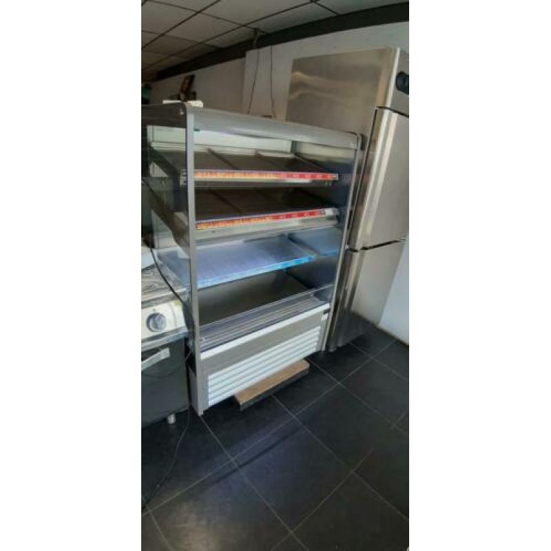 Warm en koud Wandkoeling display cabinet