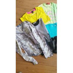 10 diverse leuke shirtjes mt. S