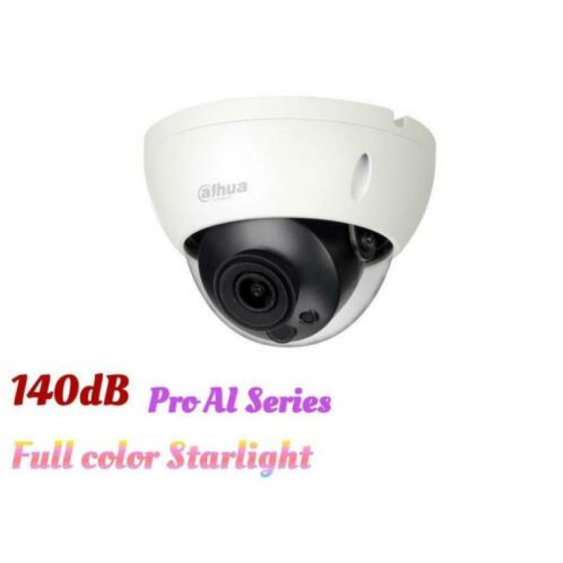 4MP Dahua Starlight IP POE camera set/NVR+4x cameras (140dB)