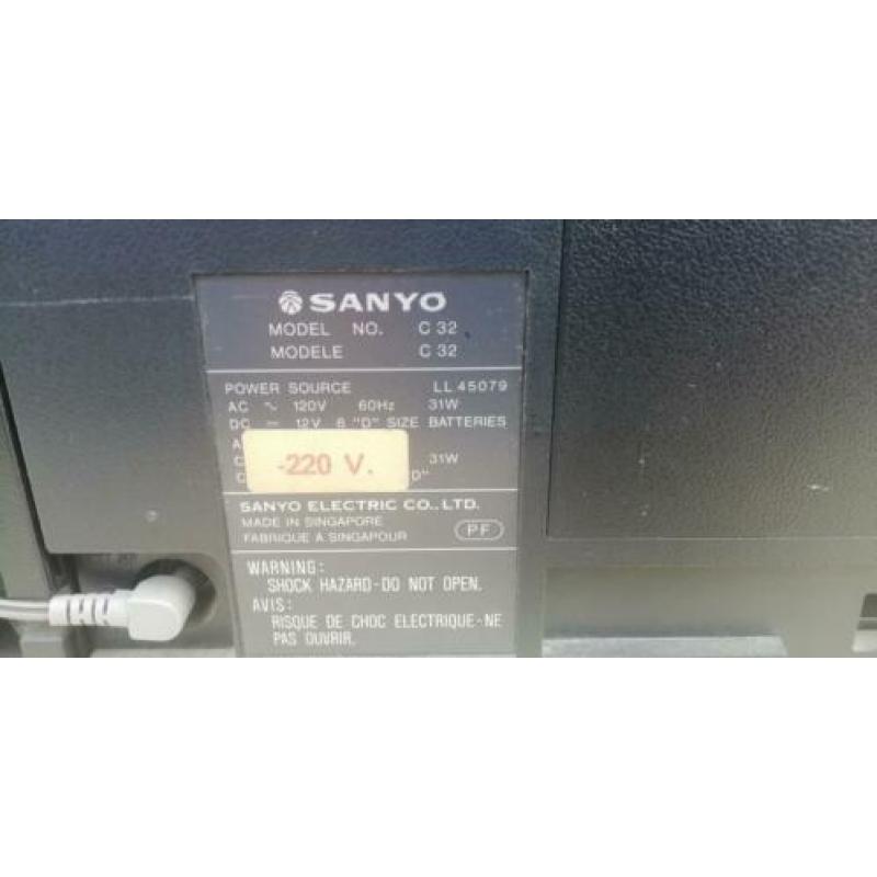 vintage sanyo boombox in uitstekende staat. C-32