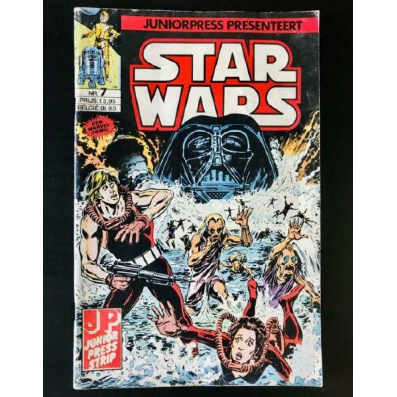 Vintage 80’s StarWars Comics, 9stuks(lees adv.)
