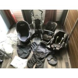 Complete set Maxi Cosi Elea en Pebble auto stoel.
