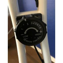 Opvouwbare cardio fitness fiets apparaat / hometrainer