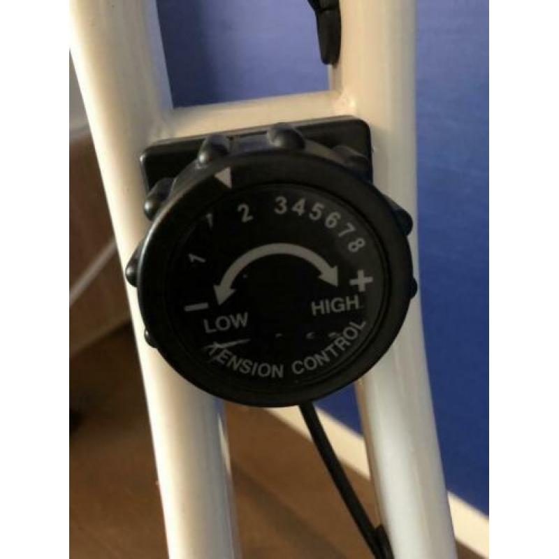 Opvouwbare cardio fitness fiets apparaat / hometrainer