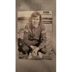 Voetbal oude fotokaarten lerby rep muhren