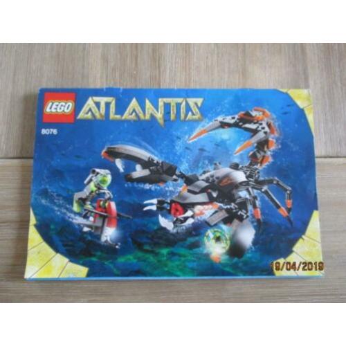 Te koop : Lego Atlantis diepzeestekel (schorpioen) nr : 8076