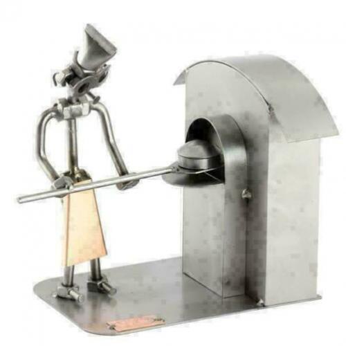 Bakker - steelman, beeldje, bakken, oven, bakkerij, cadeau