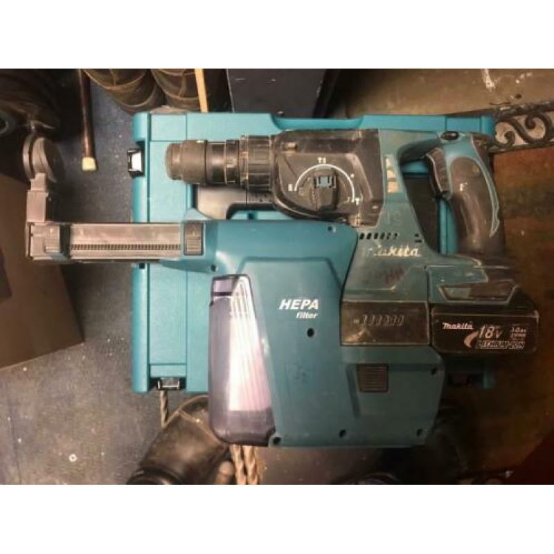 Te koop makita boorhamer met hepa filter